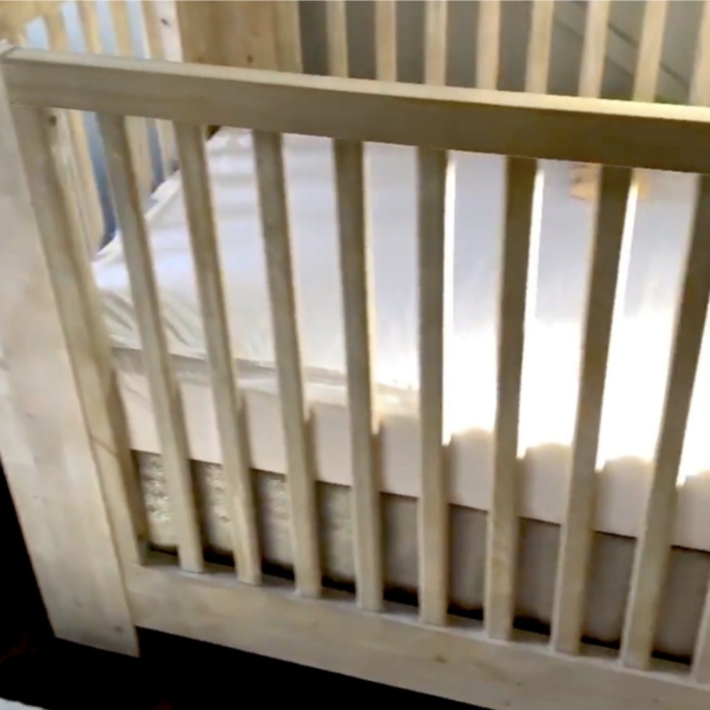 West Elm+Pottery Barn Kids Velvet Crib Skirt